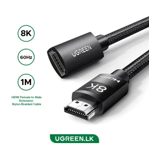 UGREEN 1 Meter HDMI 8K@60hz Extension Cable – HD151 – 40447 – 18 Months Warranty