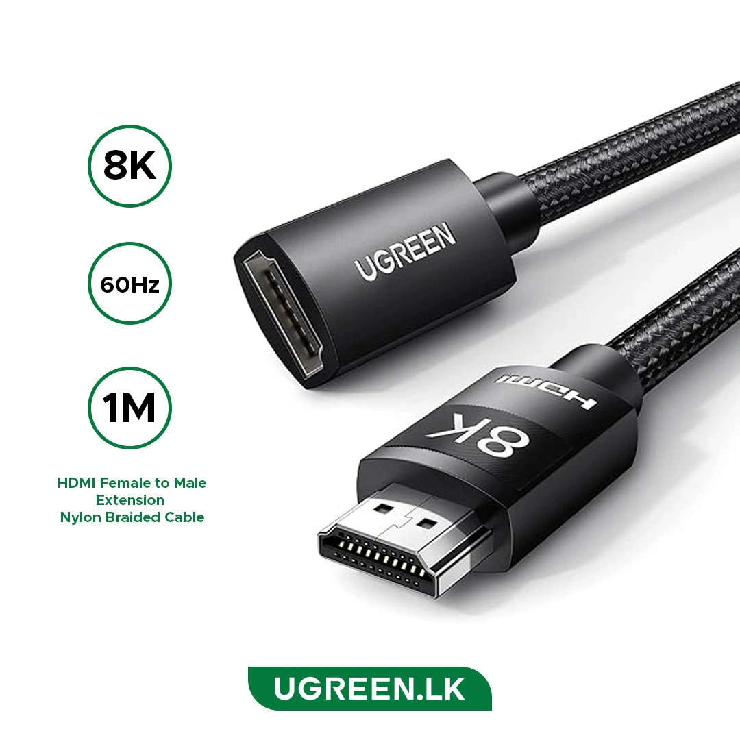 UGREEN 1 Meter HDMI 8K@60hz Extension Cable – HD151 – 40447 – 18 Months Warranty