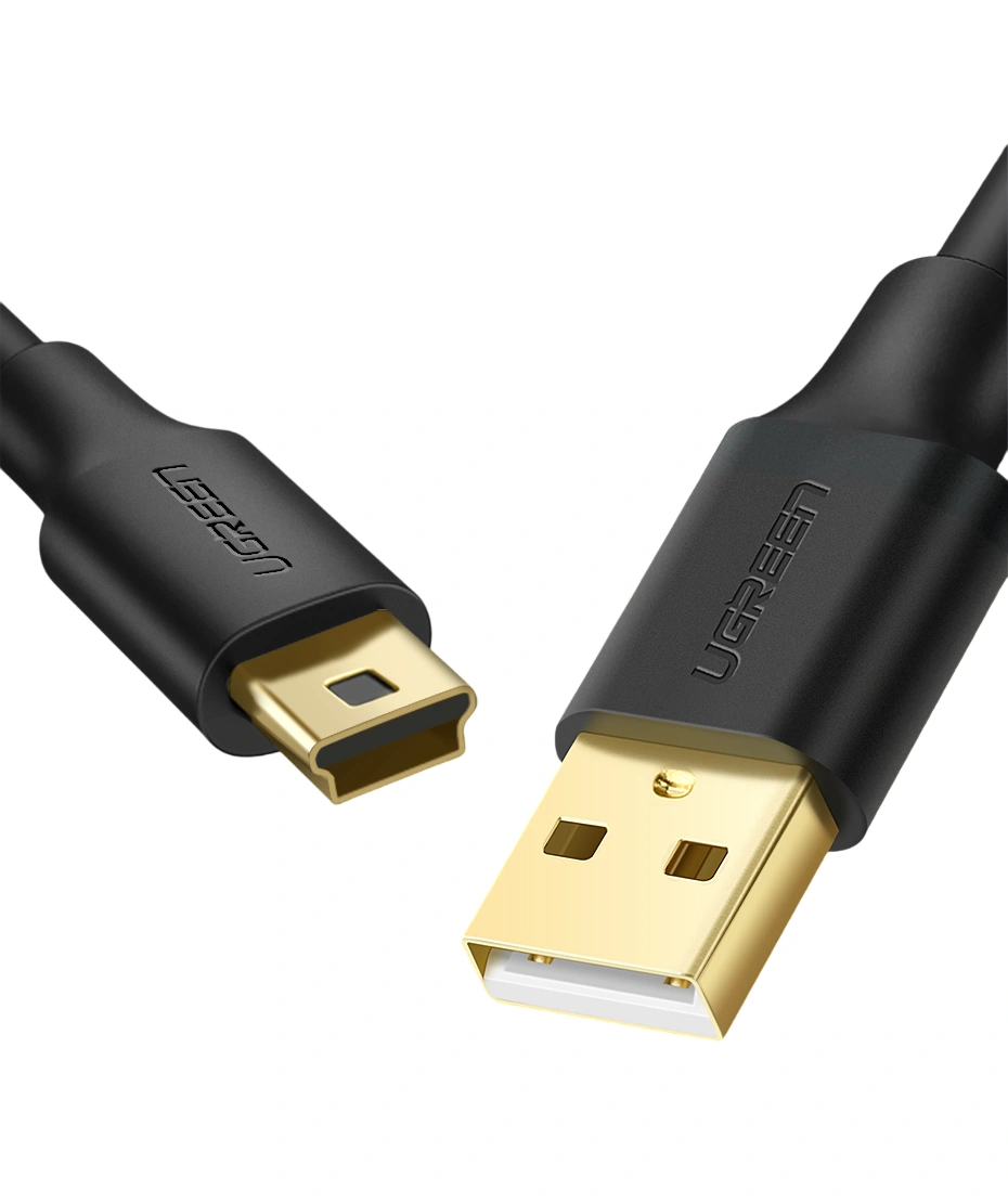 UGREEN 1.5 Meter USB 2.0 A Male to Mini 5 Pin Male Cable – US132 – 10385 – 18 Months Warranty