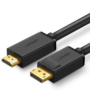 UGREEN 2 Meter 4K 30Hz DP Male to HDMI Male Cable – 10202 – 18 Months Warranty