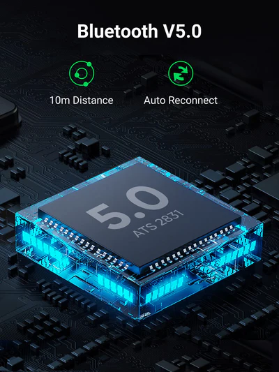 UGREEN 2 in 1 3.5mm Bluetooth Audio Receiver & Transmitter – 80893 – 18 Months Warranty