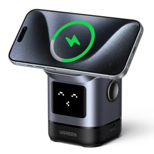 UGREEN 2-in-1 UNO Series Qi2 Magnetic Station Wireless Charger – W709 – 45775 – 18 Months Warranty