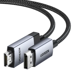 UGREEN 2 Meter 4K 60HZ DP to HDMI Cable – DP119 – 15774 – 18 Months Warranty