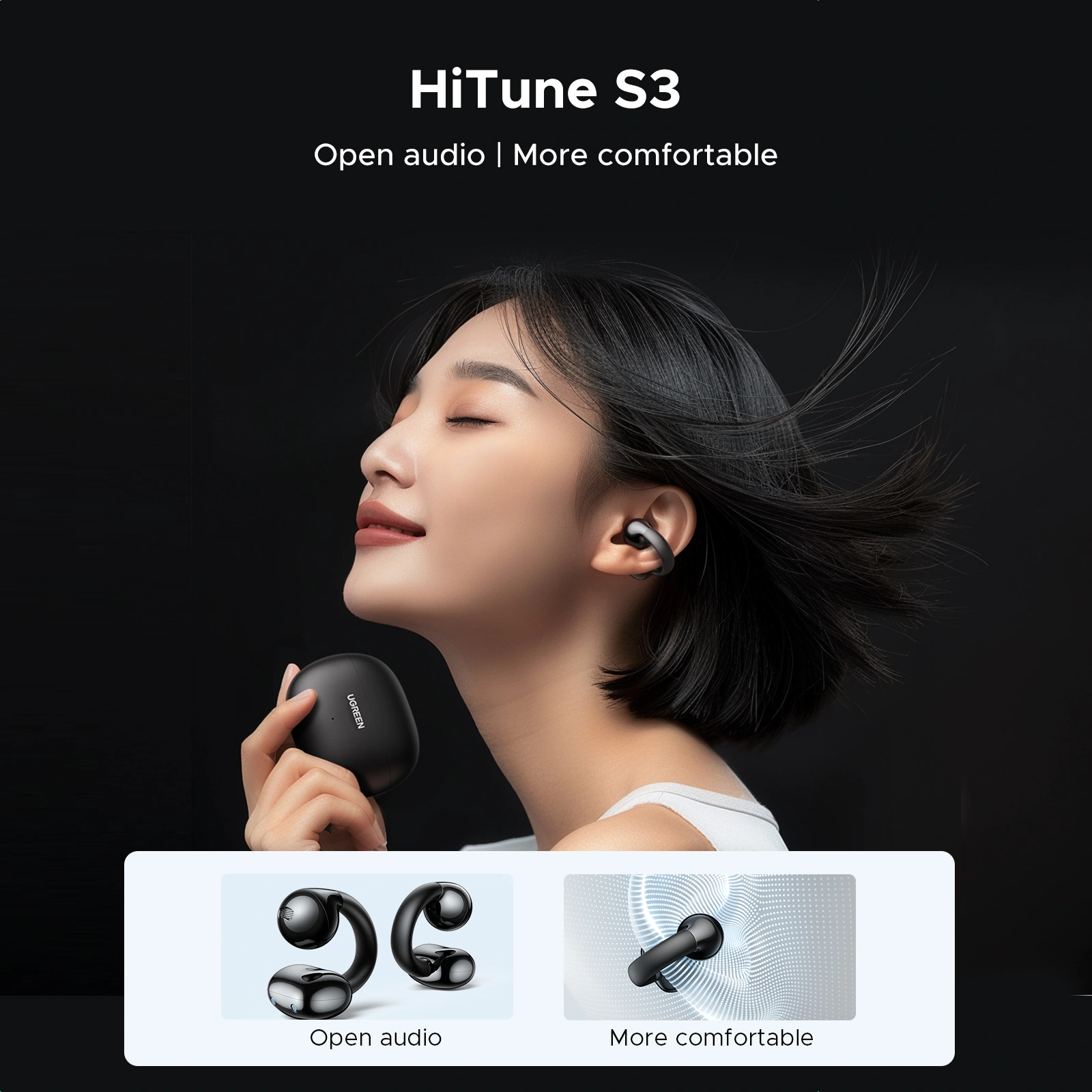 UGREEN HiTune S3 True Wireless Earbuds – WS209 – 45785 – 18 Months Warranty