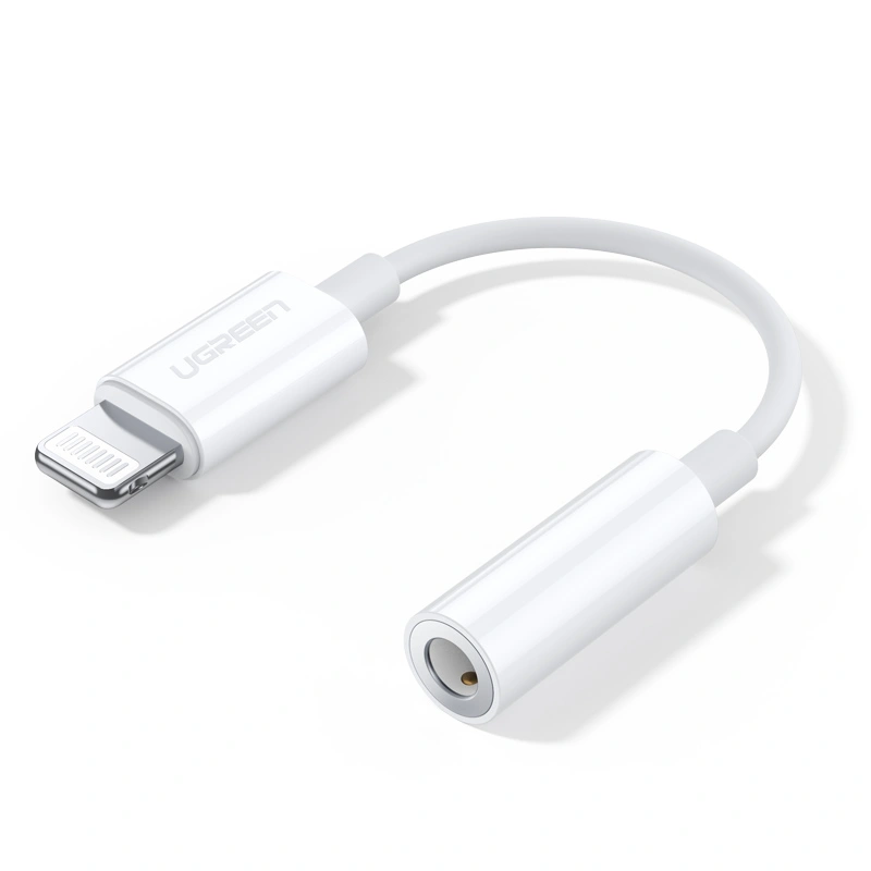 UGREEN Lightning To 3.5mm Adaptor – MFi Certified – US212 – 30759 – 18 Months Warranty