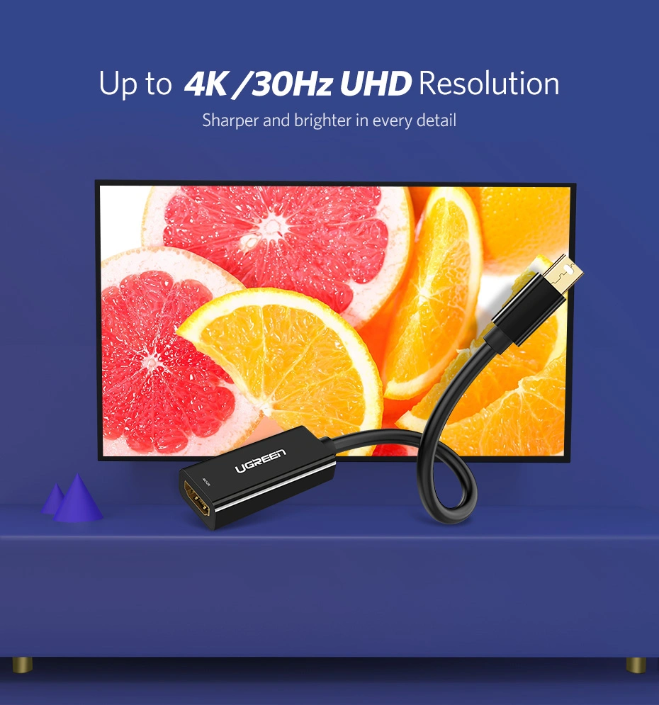 UGREEN Mini DP to HDMI Converter 1080P – MD112 – 10461 – 18 Months Warranty