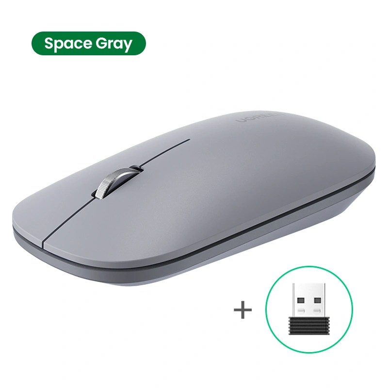 UGREEN Portable Wireless Mouse – Space Gray – MU001 – 90373 – 18 Months Warranty