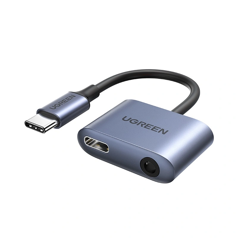 UGREEN Type-C to 3.5mm Audio with PD Charging Adapter – CM231 – 60164 – 18 Months Warranty