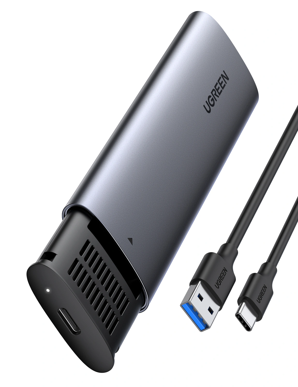 UGREEN Type-C to M.2 NGFF 6Gb Enclosure USB to Type-C Cable 50cm (Windows, Mac OS, Linux, Chrome OS, PS4, PS3, Xbox, router, OTG Phones) – CM400 – 10903 – 18 Months Warranty