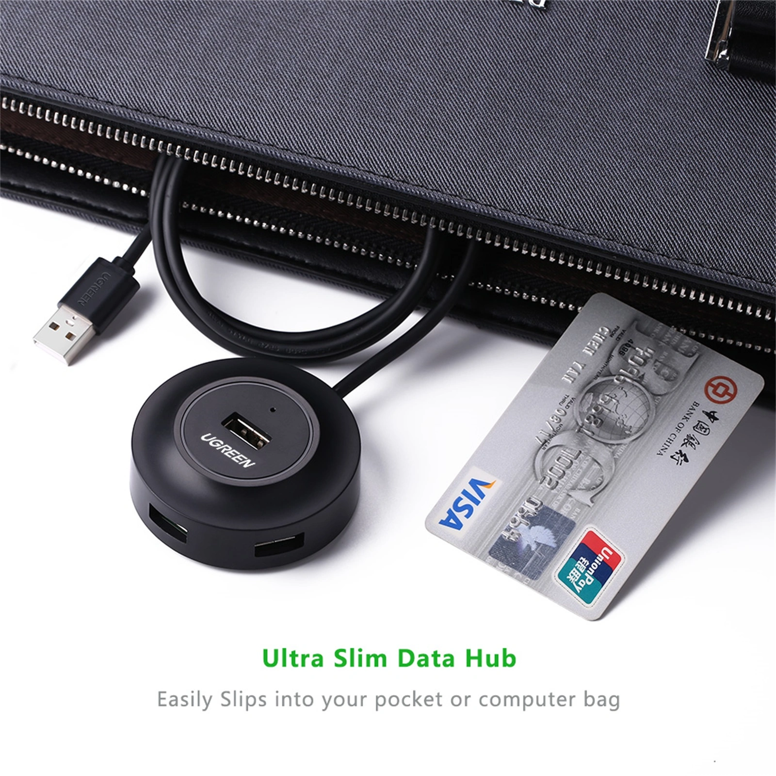 UGREEN 4 – Port USB to USB 2.0 1 Meter HUB – CR106 – 20277 – 18 Months Warranty