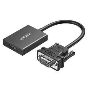 UGREEN VGA Male To HDMI Female Converter – CM513 – 50945 – 18 Months Warranty
