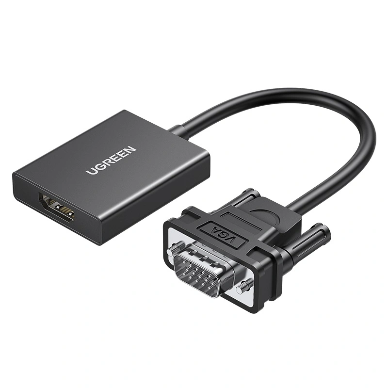 UGREEN VGA Male To HDMI Female Converter – CM513 – 50945 – 18 Months Warranty