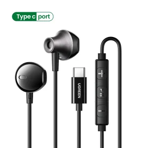 UGREEN Wired Earphones with Type-C Connector – EP106 – 35756 – 18 Months Warranty