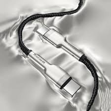 Baseus Cafule Series 2M Metal Data Cable Type-C to Type-C 100W Black – CATJK-D01 – 1 Year Warranty – 1 Year Warranty