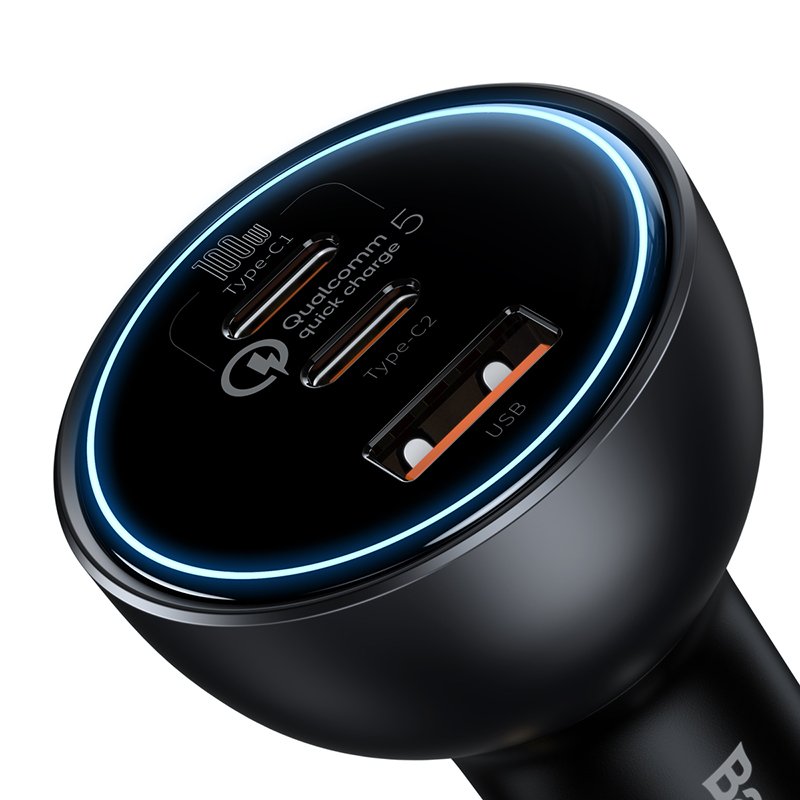 Baseus 160W Qualcomm? Quick Charge? 5 Technology Car Charger 2C+U- 1 Year Warranty – 1 Year Warranty