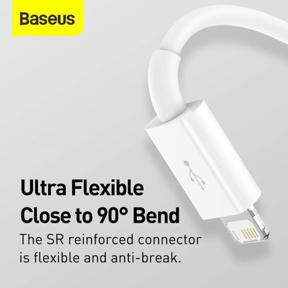 Baseus Superior Series 1.5 Meter USB to M+L+C 3.5A Cable – 1 Year Warranty