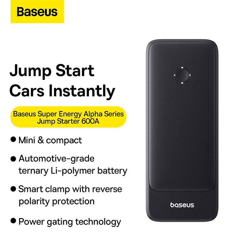 Baseus 600A Super Energy Alpha Series Jump Starter – 1 Year Warranty? – 1 Year Warranty