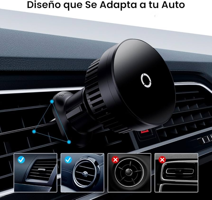 Baseus 15W MagPro Series Magnetic Wireless Charging Car Mount Air Vent Version – 1 Year Warranty